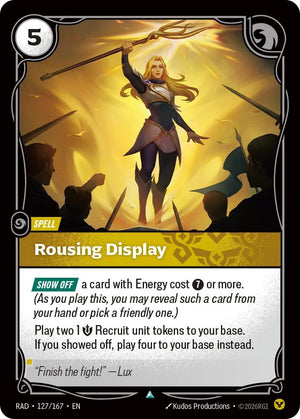 Rousing Display [RAD - 127/167]