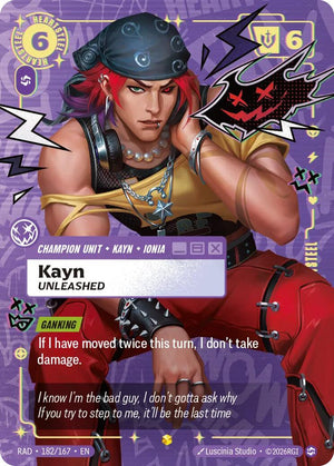 Kayn, Unleashed (Heartsteel Overnumbered) [RAD - 182/167]