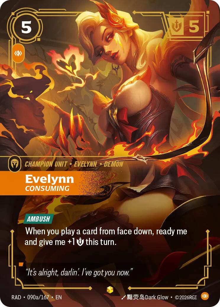 Evelynn, Consuming (Alternate Art) [RAD - 090a/167]