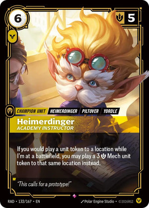 Heimerdinger, Academy Instructor [RAD - 132/167]
