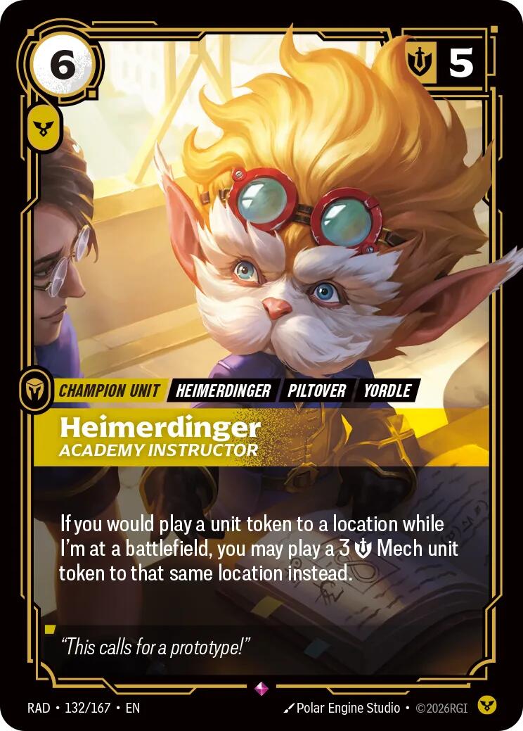 Heimerdinger, Academy Instructor [RAD - 132/167]