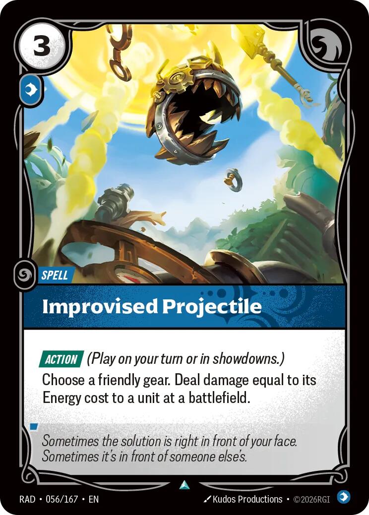 Improvised Projectile [RAD - 056/167]