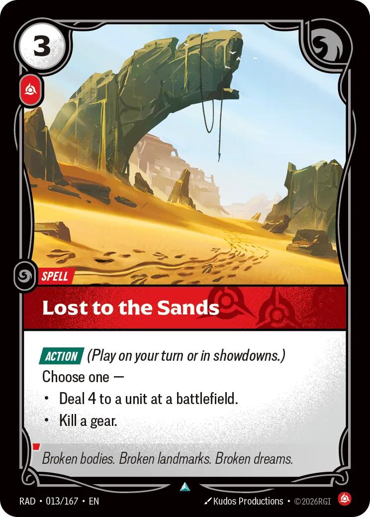 Lost to the Sands [RAD - 013/167]
