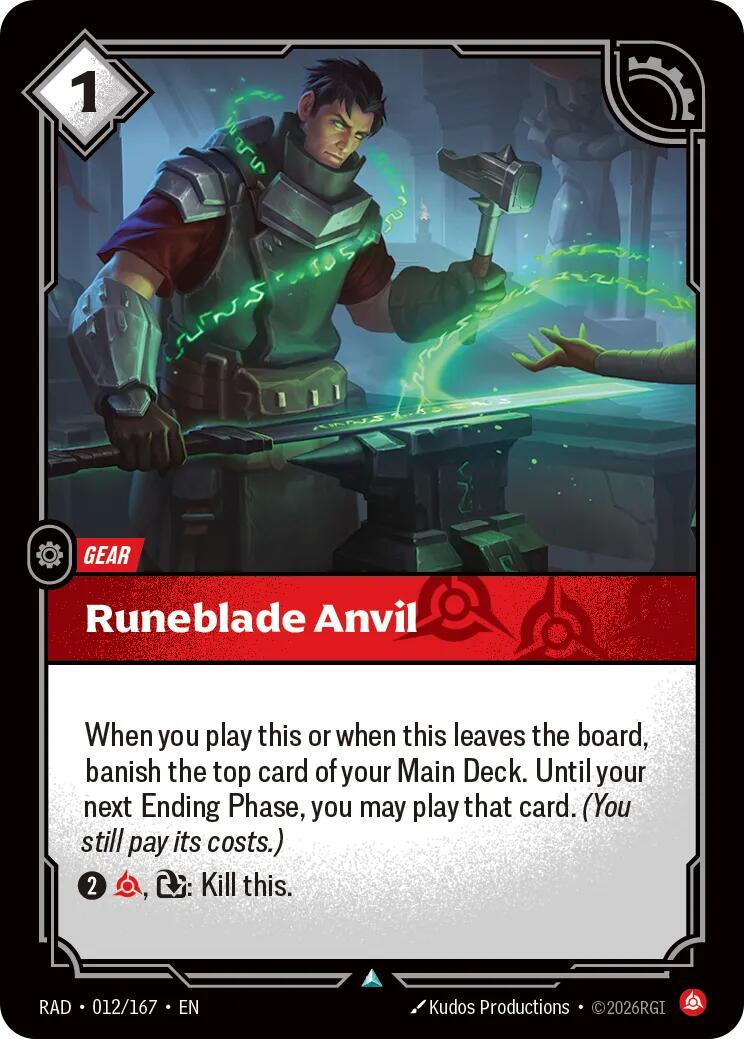 Runeblade Anvil [RAD - 012/167]
