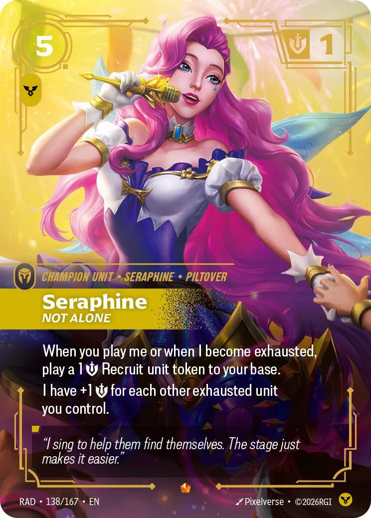 Seraphine, Not Alone [RAD - 138/167]