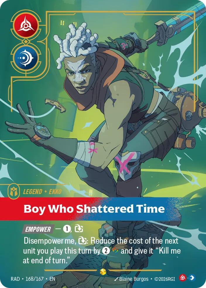 Ekko, Boy Who Shattered Time (Overnumbered) [RAD - 168/167]