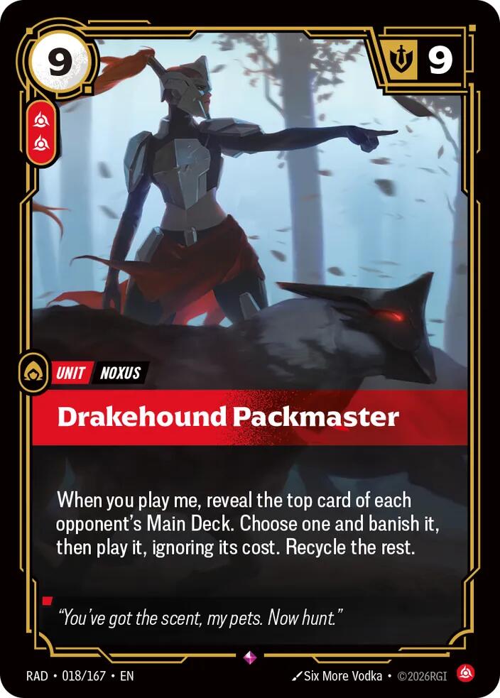 Drakehound Packmaster [RAD - 018/167]