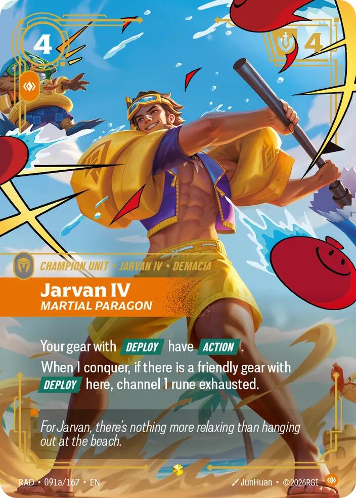 Jarvan IV, Martial Paragon (Alternate Art) [RAD - 091a/167]