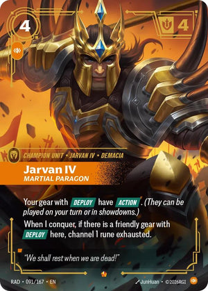Jarvan IV, Martial Paragon [RAD - 091/167]