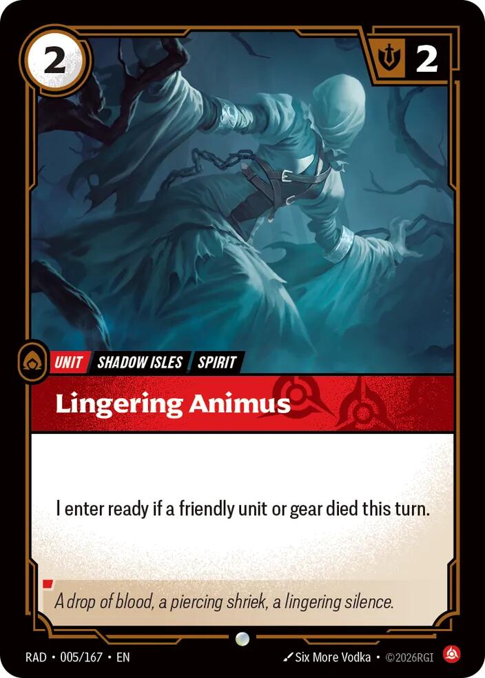 Lingering Animus [RAD - 005/167]