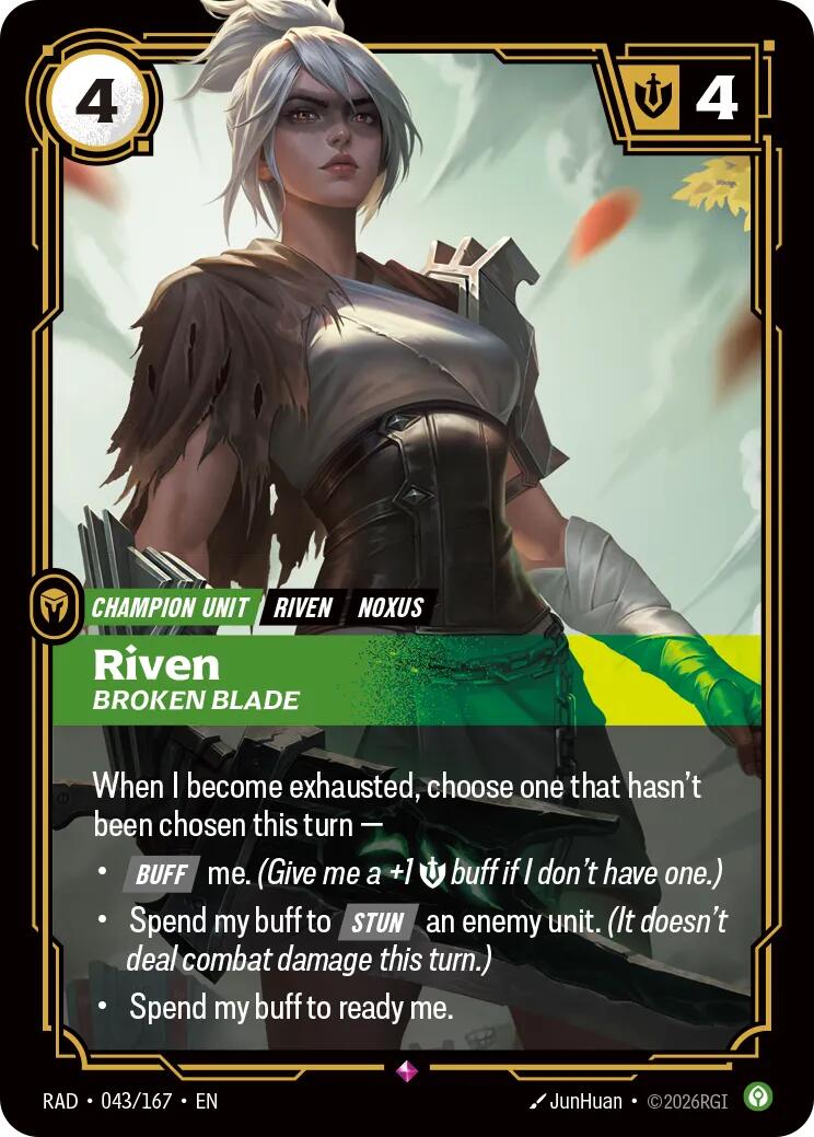 Riven, Broken Blade [RAD - 043/167]