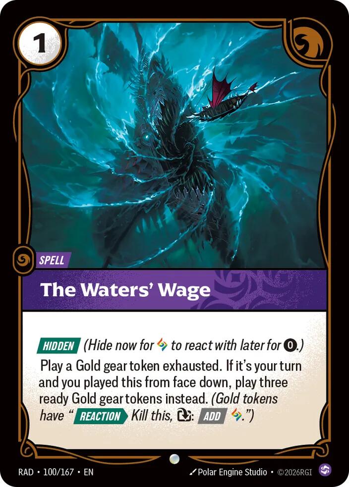 The Waters' Wage [RAD - 100/167]