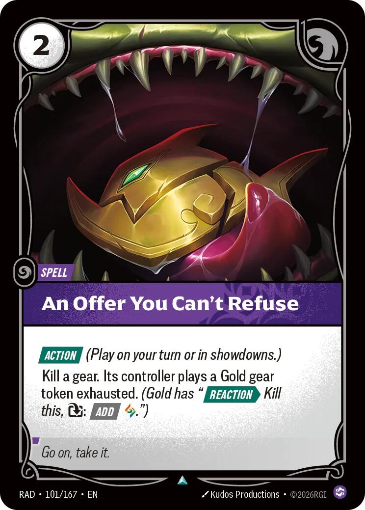 An Offer You Can't Refuse [RAD - 101/167]