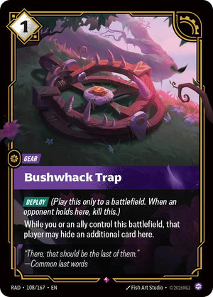 Bushwhack Trap [RAD - 108/167]