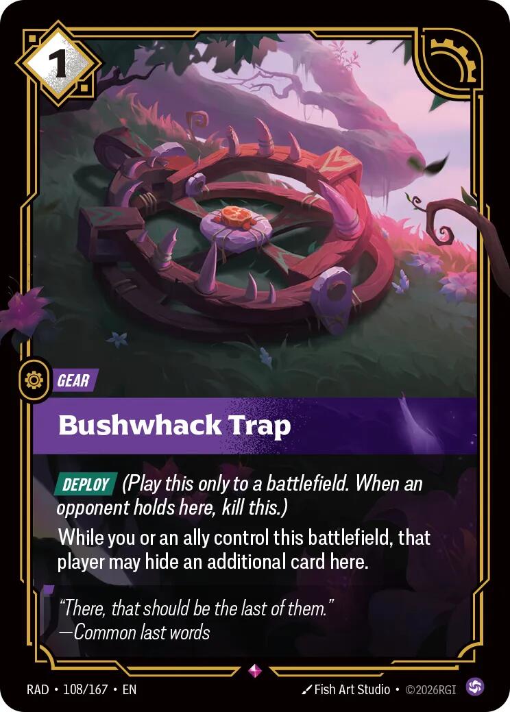 Bushwhack Trap [RAD - 108/167]