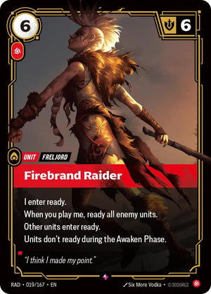 Firebrand Raider [RAD - 019/167]