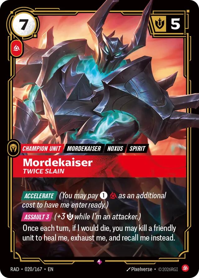 Mordekaiser, Twice Slain [RAD - 020/167]