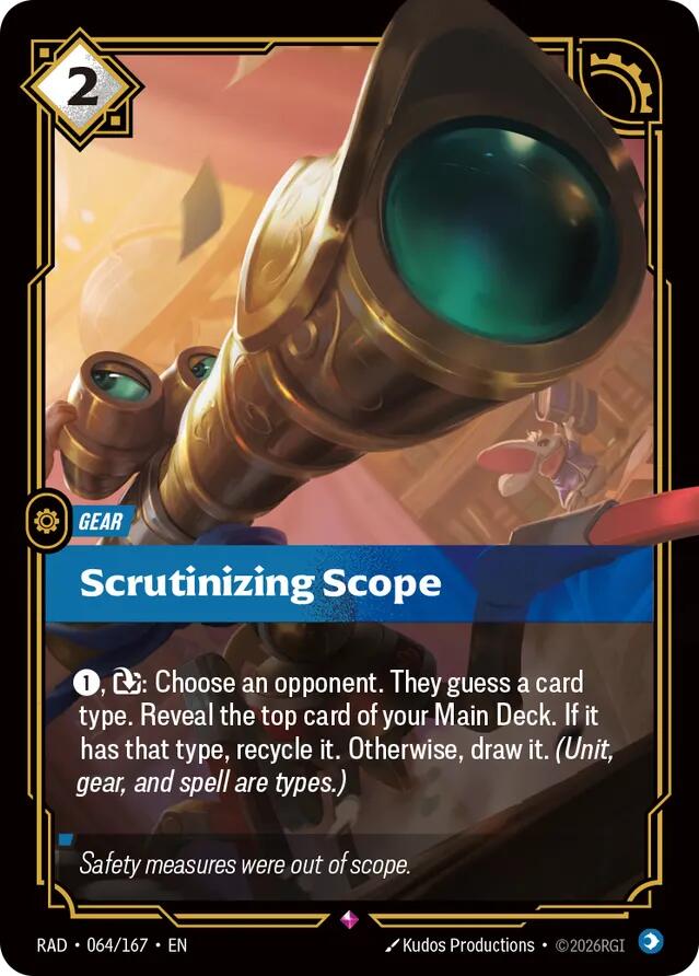 Scrutinizing Scope [RAD - 064/167]