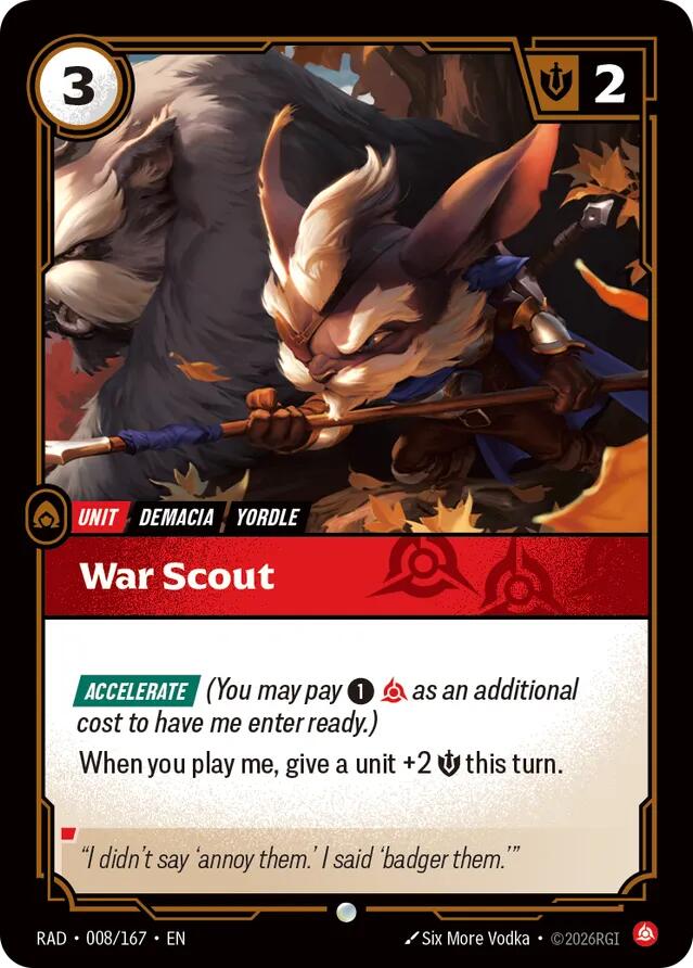 War Scout [RAD - 008/167]