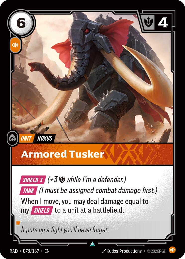 Armored Tusker [RAD - 078/167]