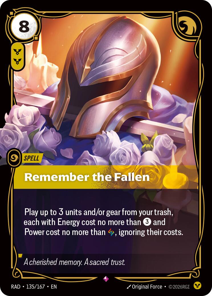 Remember the Fallen [RAD - 135/167]