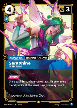 Seraphine, Inspiring (Alternate Art) [RAD - 065a/167]