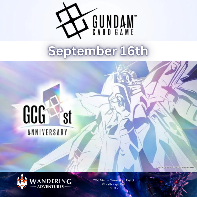Gundam TCG 1st Year Anniversary Celebration