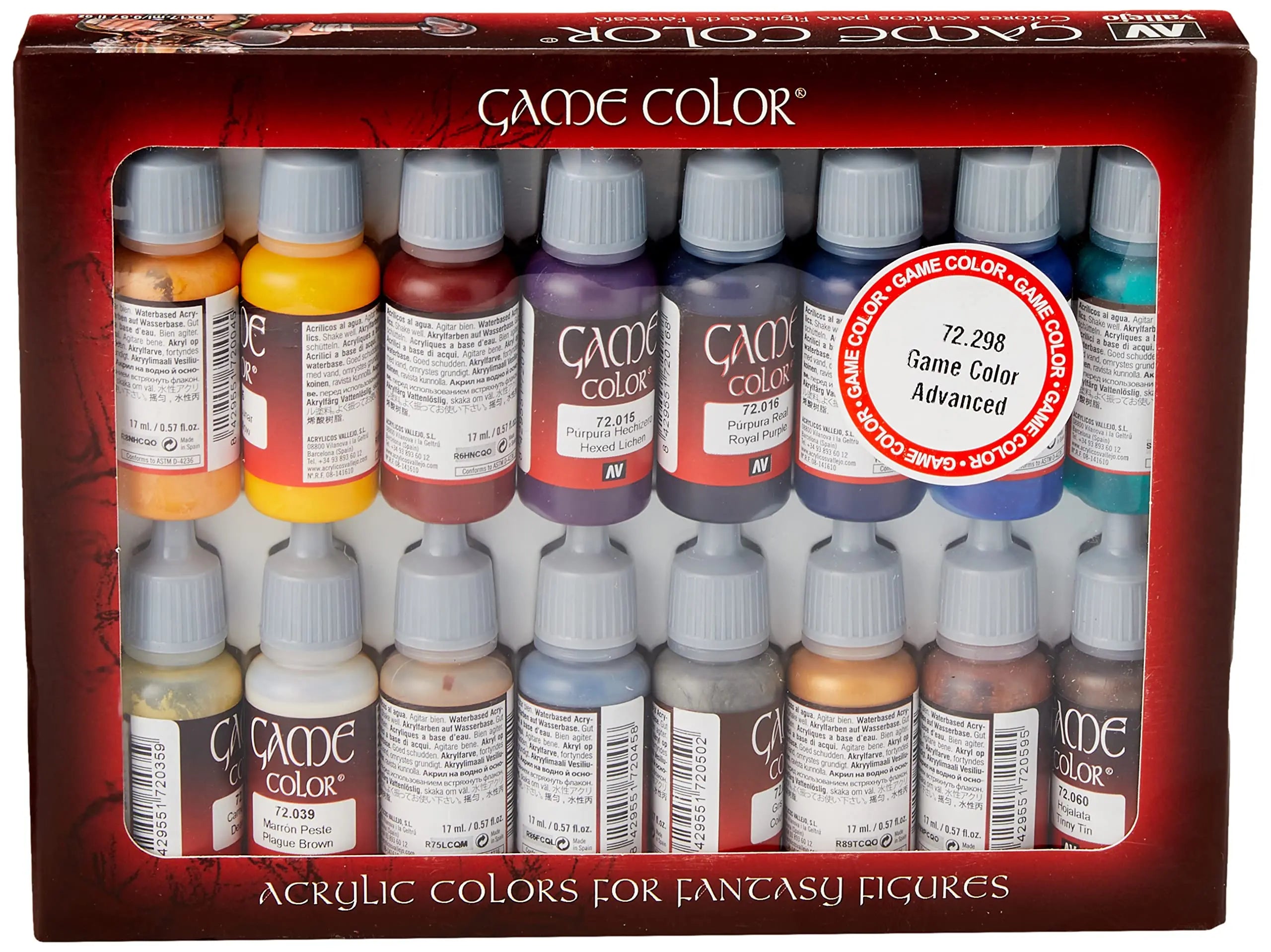 Vallejo Paint Set: Game Color Advanced