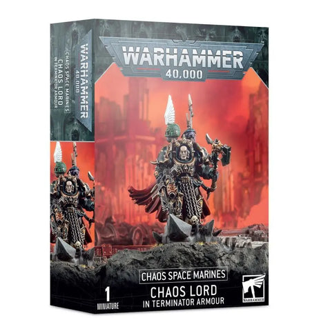 Chaos Space Marines: Sorcerer Lord in Terminator Armour Wandering Adventures