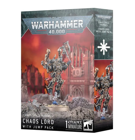 Chaos Space Marines: Chaos Lord w/ Jump Pack Wandering Adventures