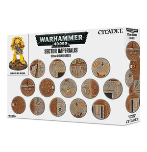 40K Sector Imperialis: 32mm Round Bases