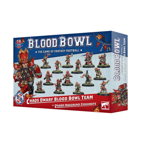 Chaos Dwarf Blood Bowl Team: The Zharr-Naggrund Ziggurats Wandering Adventures