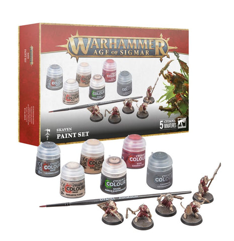 Age Of Sigmar: Skaven Paint Set