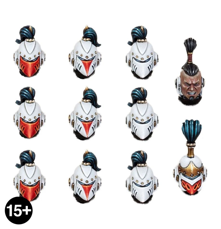 Horus Heresy: White Scars MK Heads