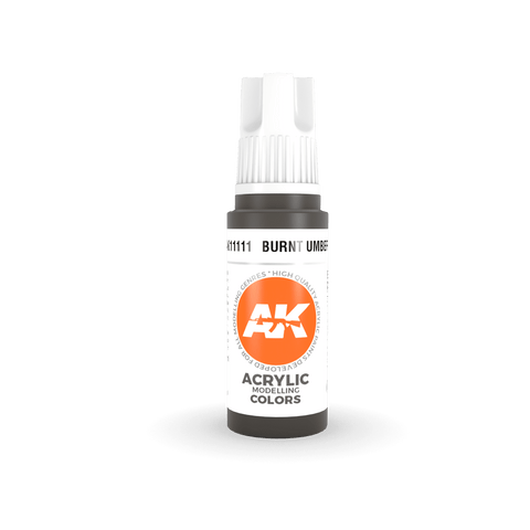 AK Interactive 3G Acrylic Burnt Umber 17ml