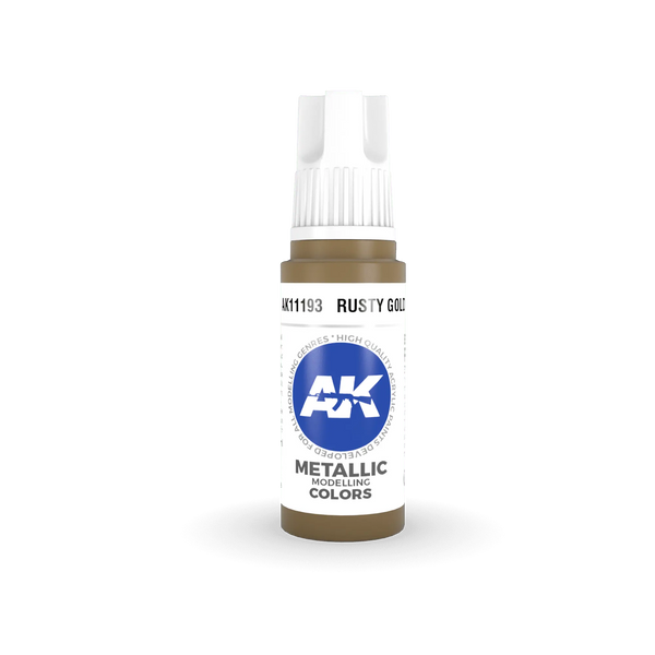 AK Interactive 3G Acrylic Rusty Gold 17ml AK Interactive