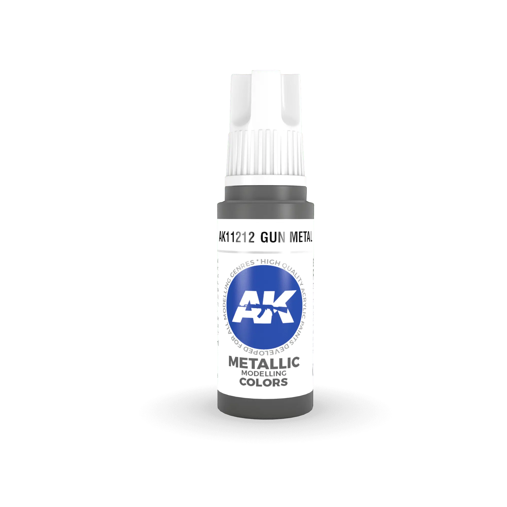 AK Interactive 3G Acrylic Gun Metal 17ml
