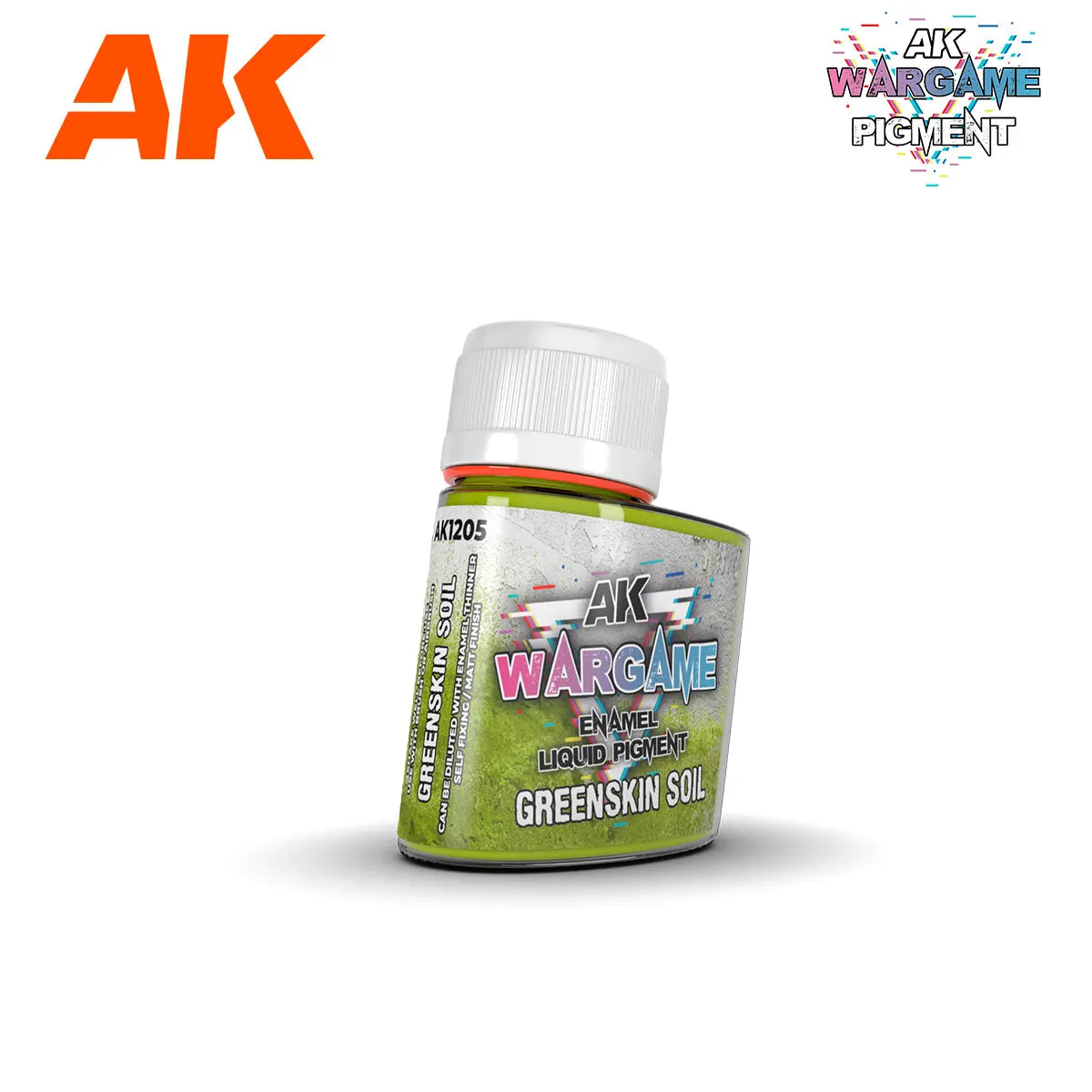 AK Interactive Wargame Enamel Liquid Pigments Greenskin Soil 35ml