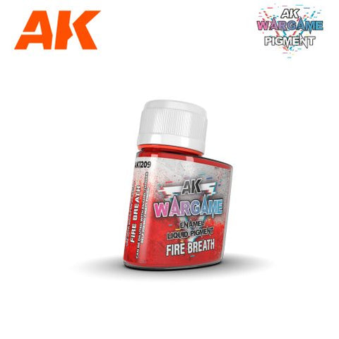 AK Interactive Wargame Enamel Liquid Pigments Fire Breath 35ml