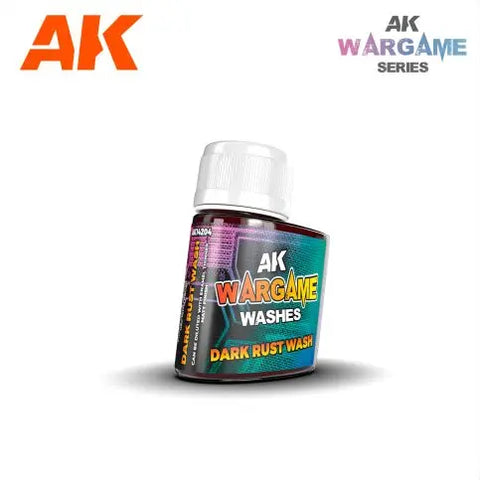 AK Interactive Wargame Washes Dark Rust Wash 35ml Wandering Adventures