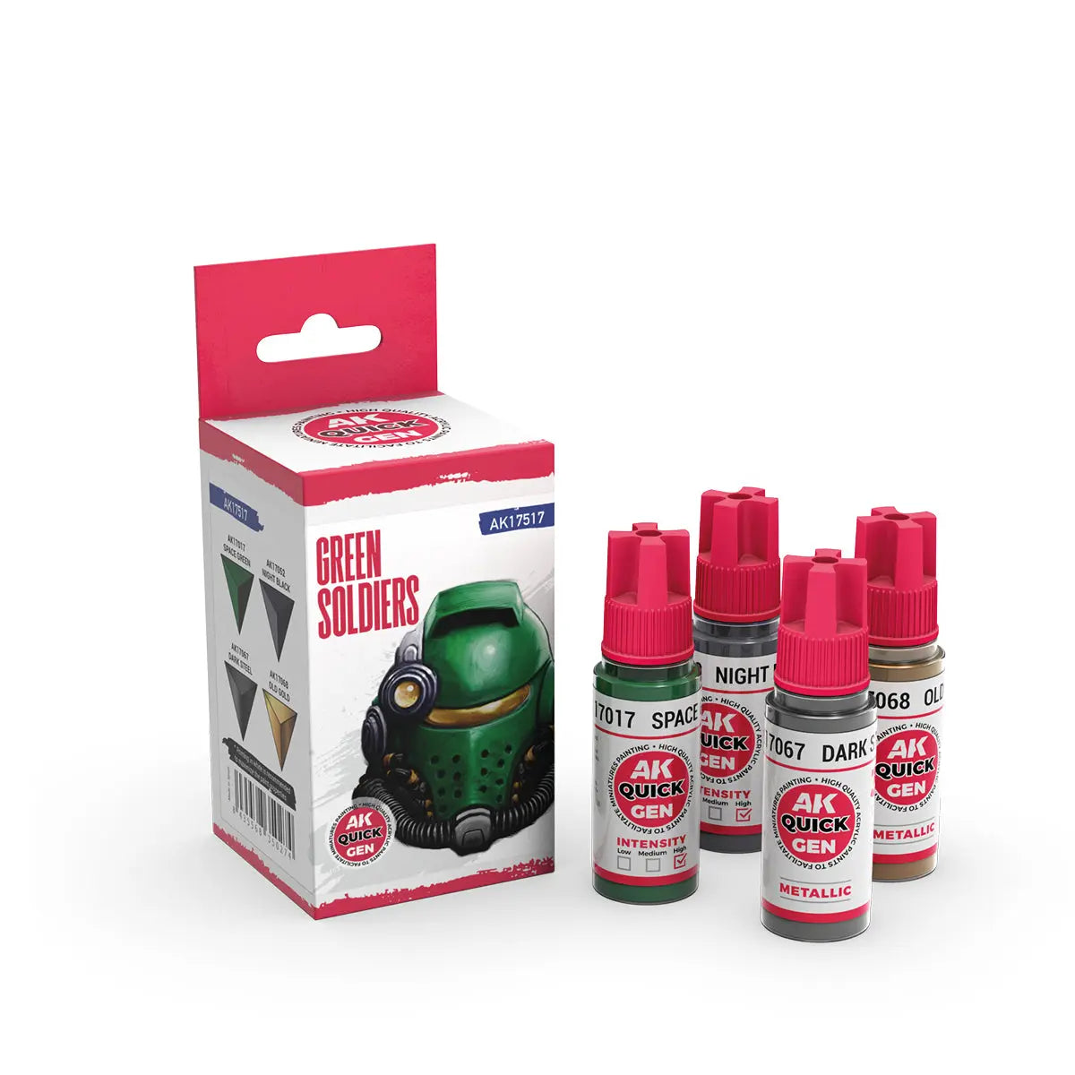 AK Interactive Quick Gen - Green Soldiers (Set)