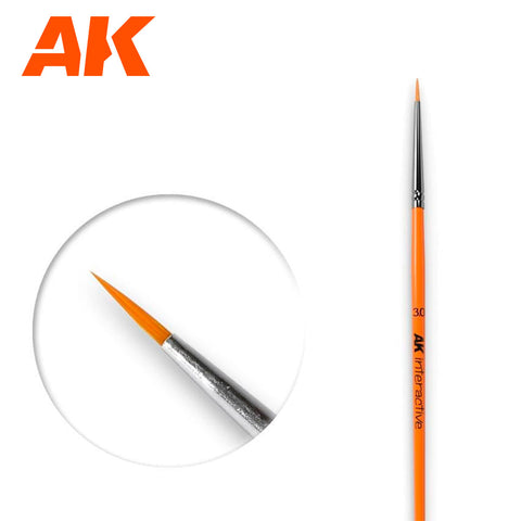 AK Interactive Synthetic Brush 3/0 Round