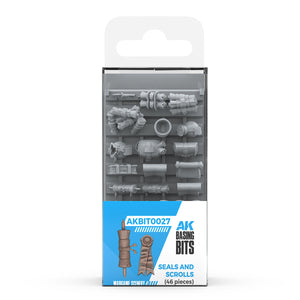 AK Interactive Basing Bits: Seals and Scrolls