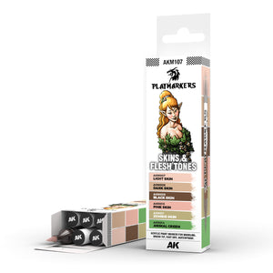 AK Interactive Playmarkers Set - Skins & Flesh Tones