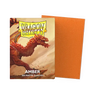 Dragon Shield Sleeves- AMBER- Matte 100 CT