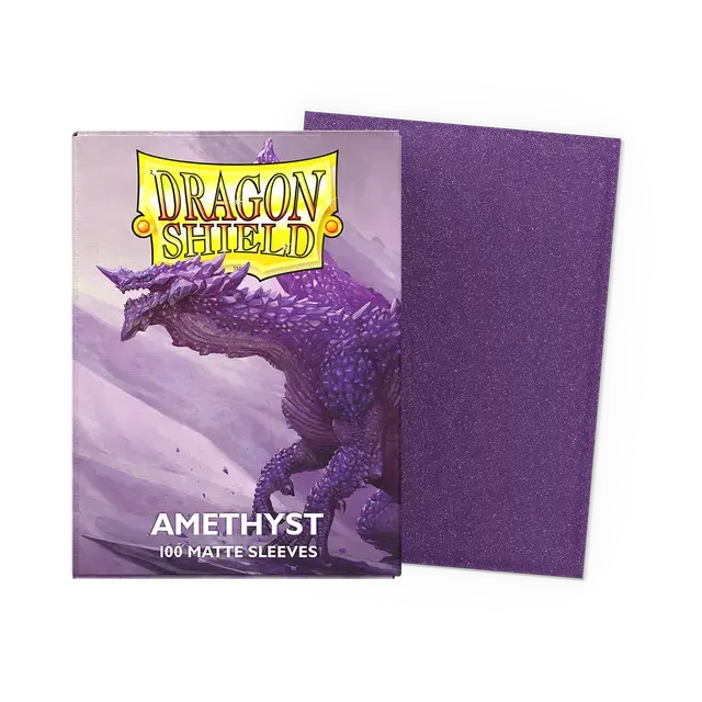Dragon Shield Sleeves- AMETHYST- Matte 100 CT