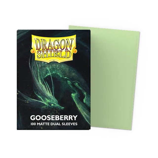 Dragon Shield Sleeves- GOOSEBERRY- Dual Matte 100CT