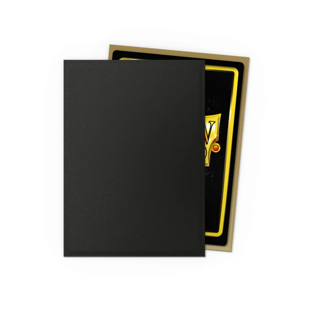 Dragon Shield Sleeves- Black & Gold- Dual Matte 100CT