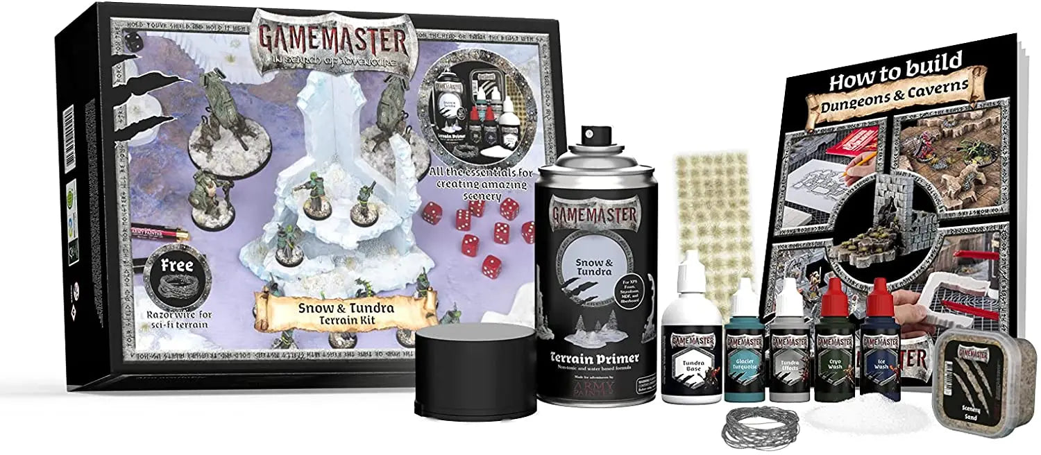 Snow and Tundra Terrain Kit- Gamemaster