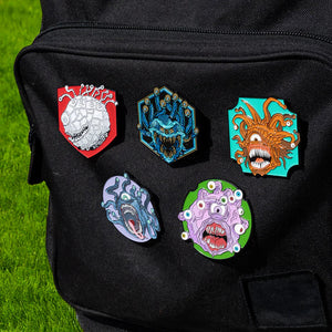 Sirius Dice: D&D Monster Mystery Pins